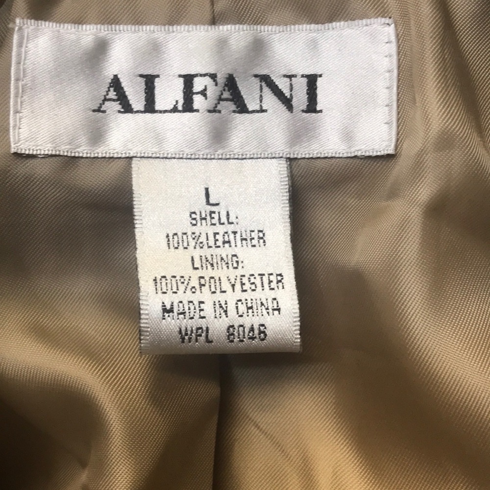 Alfani leather jacket. Size Large - Picture 7 of 7